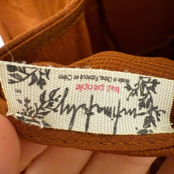 Free People Elegant Rust Maxi Dress - Picture 4 of 7